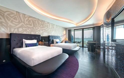 W Dubai The Palm - Mega Suite Twin Bedroom